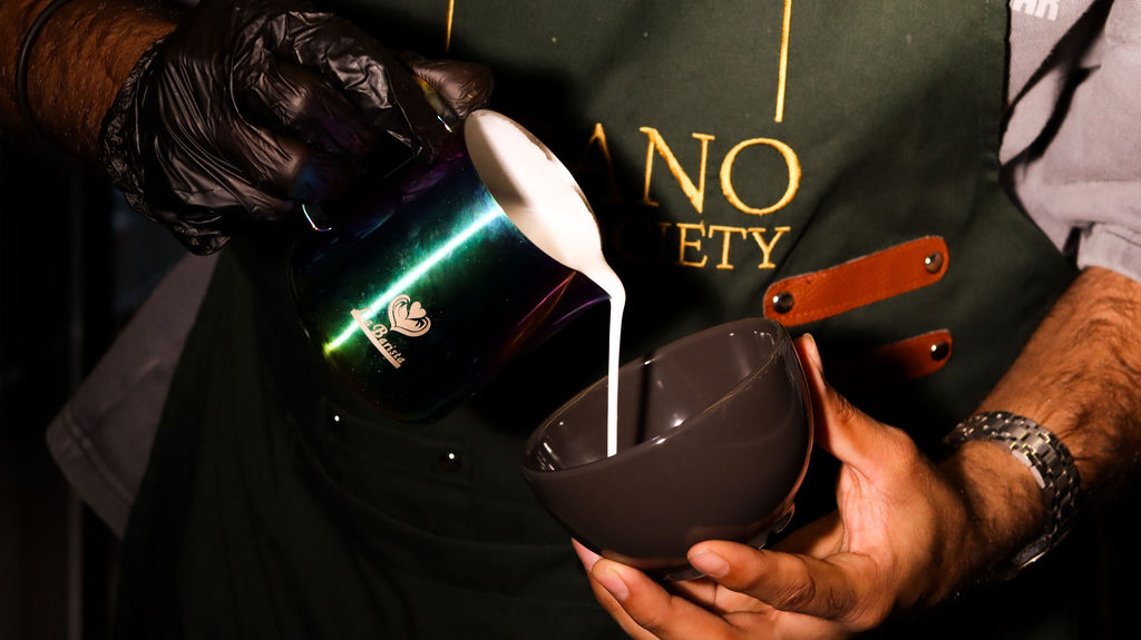 Sano Society pour-over coffee preparation